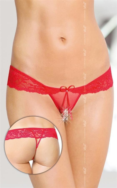 Трусики-стринги SoftLine G-String 2443, S/M (красный)