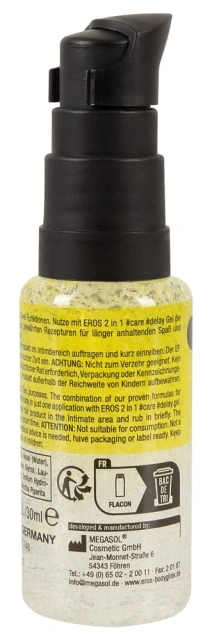 Żel przedłużający Eros 2 in 1 Care Delay, 30 ml