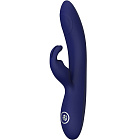Вибратор-кролик Dream Toys Blue Evolution Themis, 22 см (синий)