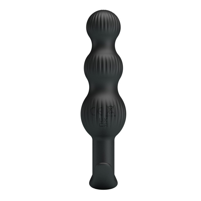 Pretty Love Sidney - Korek analny, Czarny, 10.9 cm