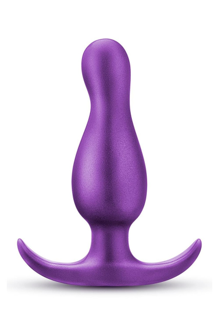 Korek analny Anal Adventures Matrix Quantum Plug, 8,9 cm (fioletowy)