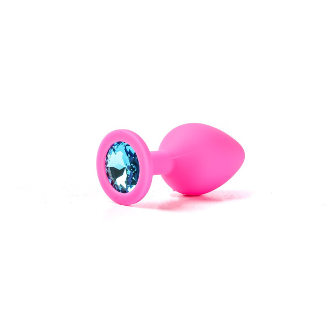 Simply Pleasure M - Korek analny, Niebieski, 8 cm, M