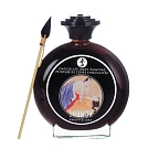 Shunga Bodypainting Chocolate - Jadalna farba do ciała, Brązowy, Czekolada, 100 ml