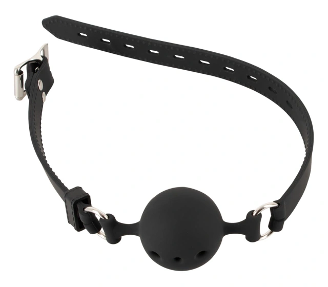 Bad Kitty Naughty Toys Gag M - Knebel z kulką, Czarny