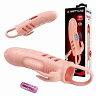 Насадка на пеніс Pretty Love Penis Sleeve Sloane, 18,5 см (тілесний)