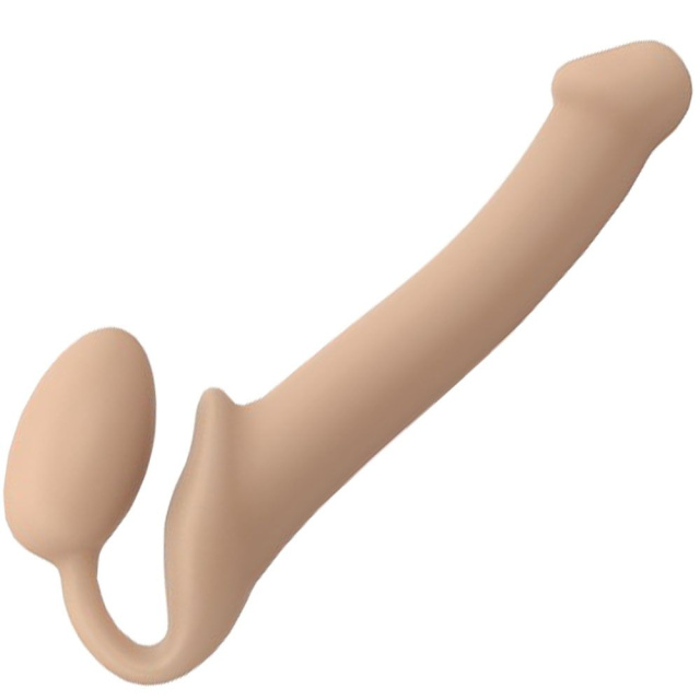 Безремневий страпон Strap-On-Me M, 17 см (тілесний)