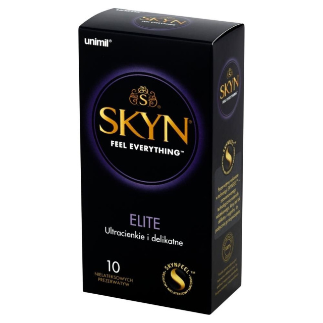 Презервативы тонкие Skyn Elite безлатексные, 10 шт