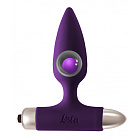 Korek analny z wibracjami Lola Games Glory, 11 cm (fioletowy)