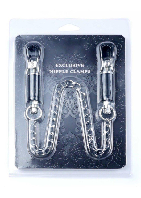 Зажимы для сосков Fetish B - Series Exclusive Nipple Clamps No.12, 43.5 см (серебристый)