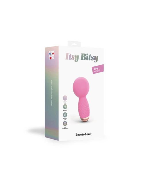 Love to Love Itsy Bitsy - Pink Passion - Wibrator łechtaczkowy, Różowy, 8.8 cm
