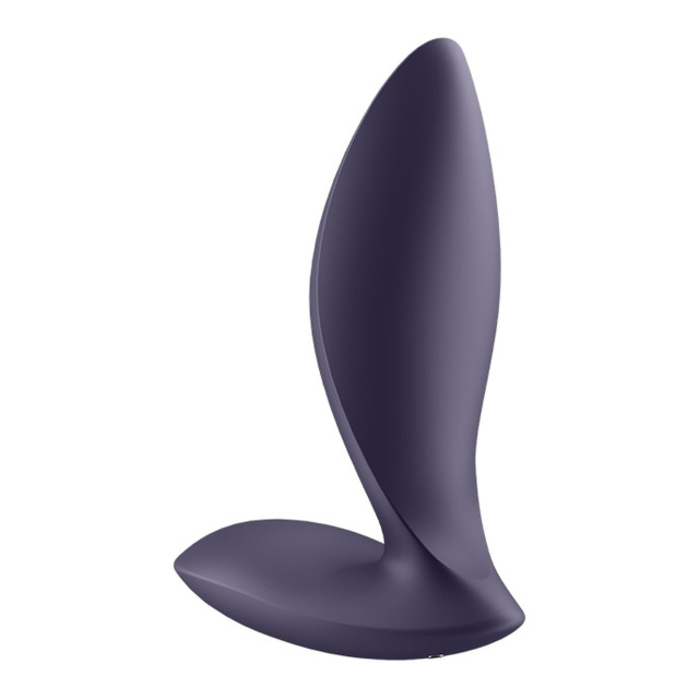 Анальна пробка з вібрацією Satisfyer Power Plug, 11,3 см (фіолетовий)
