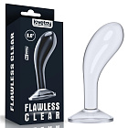 Стимулятор простаты LoveToy Flawless, 15 см (прозрачный)