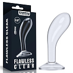 Стимулятор простаты LoveToy Flawless, 15 см (прозрачный)