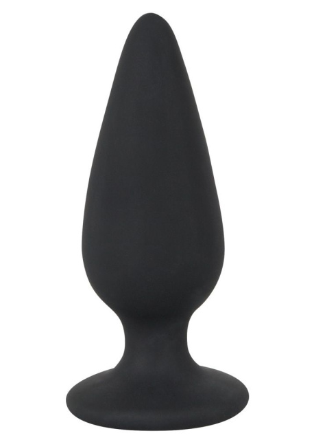 Black Velvets Heavy Plug Medium - Korek analny, Czarny, 8, 9 cm