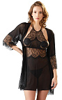 Комплект Cottelli Lingerie Chemise Set, XL (черный)