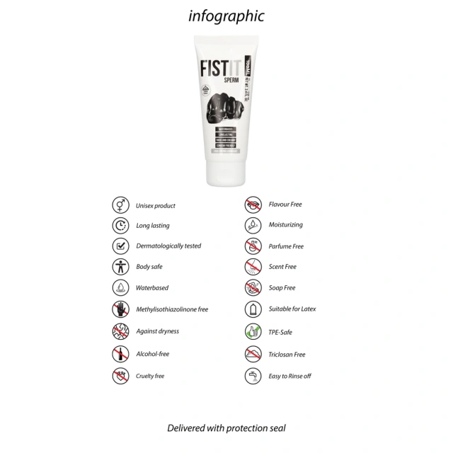 Pharmquests Fist It Sperm - Lubrykant na bazie wody, 100 ml