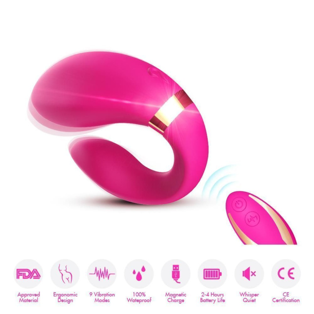 Вибратор B - Series Joy Crescent, 9.2 см (розовый)