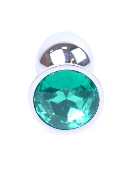 MyLove Jewellery Silver Plug - Korek analny, Zielony, 7 cm