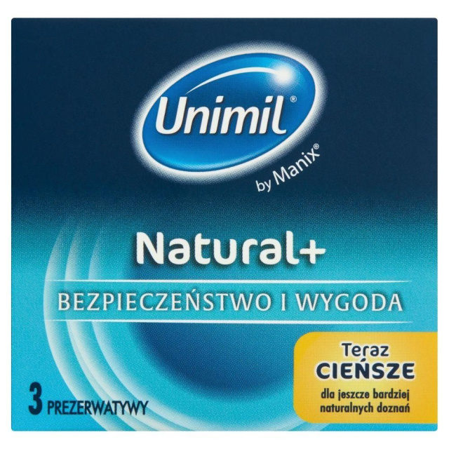 Презервативи Unimil Natural+ 3 шт.