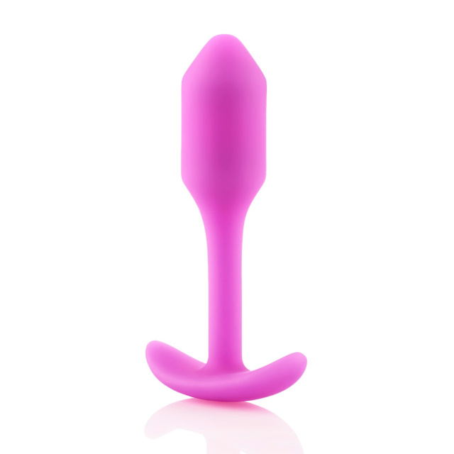 B-Vibe Snug Plug 1 - Korek analny, Różowy, 8, 6 cm