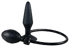 Korek analny True Black Inflatable Anal Plug, 15 cm (czarny)