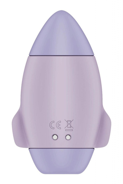 Satisfyer Mission Control - Bezdotykowy stymulator łechtaczki z wibracjami, Fioletowy, 10 cm