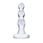 Szklane koraliki analne Glas Triple Play, 10 cm (przezroczysty)