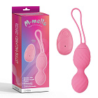 Вагинальные шарики M-Mello Ridged Vibrating Bullet, 19 см (розовый)