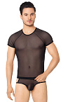 Комплект белья Shirt and Shorts 4607, M/L (черный)