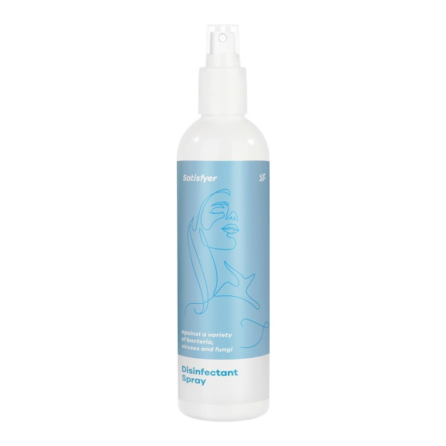 Satisfyer Gentle Disinfectant Spray - Spray do czyszczenia, Przezroczysty, 300 ml