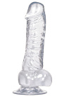 Фаллоимитатор Crystal Clear Dong, 18 см (прозрачный)