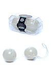Вагинальные шарики Boss Series Duo Balls, 21 см (белый)