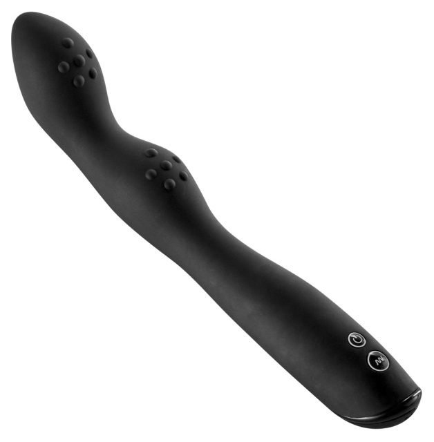 Rebel Rebel Men's Gear - Wibrator, Czarny, 23.5 cm