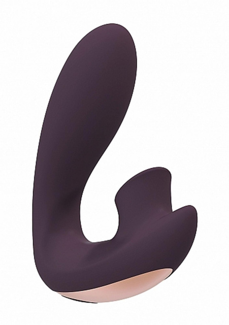 Вакуумний стимулятор клітора з вібрацією Desirable Bendable Air Pulse (фіолетовий)