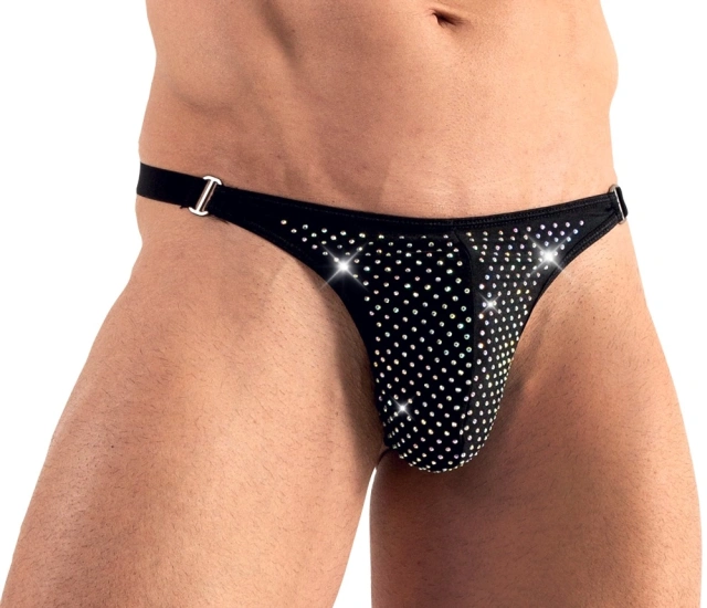 Чоловічі стрінги Svenjoyment Underwear Men's String, S (чорний)