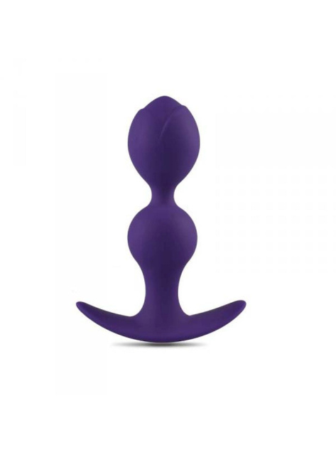 Toyz4lovers Plug-Plug Anale Pull Balls Touch - Korek analny, Fioletowy, 11 cm
