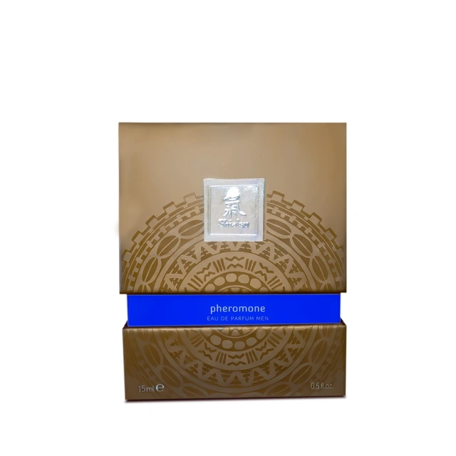 Мужские духи с феромонами Shiatsu Pheromone Fragrance Men Dark Blue, 15 мл