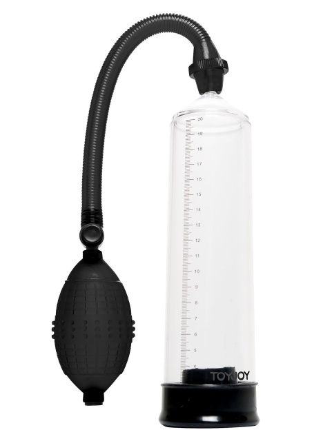 TOYJOY Pressure Pleasure Pump - Pompka do penisa, Przezroczysty, 20 cm