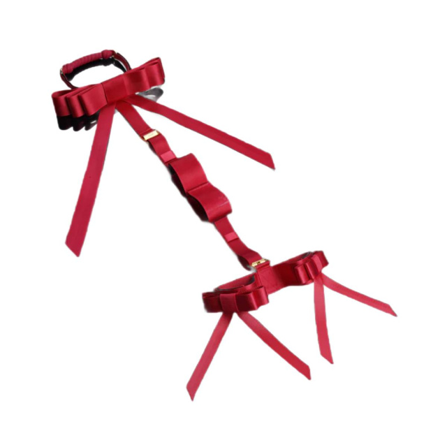 БДСМ набор Upko Bowknot Hogtie Portable Bondage Gear (красный)