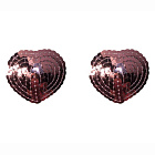Наклейки с пайетками Boss Pasties Burlesque Rand, 2 шт (розовый)