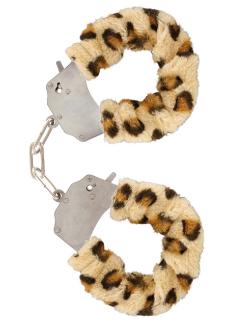 Наручники Furry Fun Cuffs, 28 см (леопардовий)