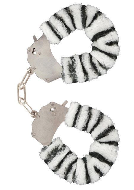 TOYJOY Furry Fun Cuffs - Kajdanki, Multi, 28 cm