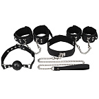 EROSPACE Wild Play C11 - Zestaw BDSM, Czarny