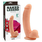 Фаллоимитатор Chisa Naked Legend Boss, 20,3 см (телесный)