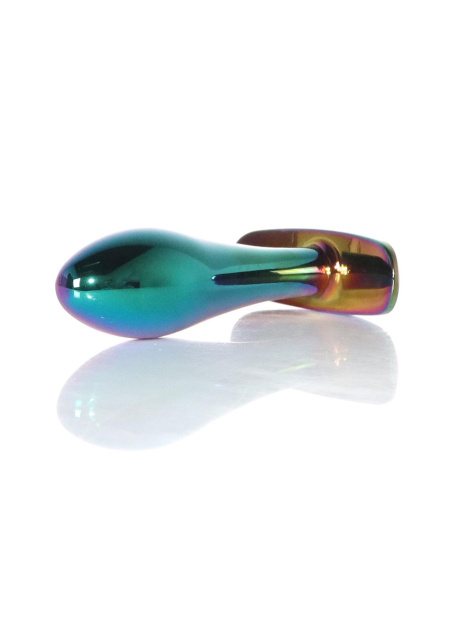 Анальна пробка з кристалом B - Series HeavyFun Plug-Jewellery Multicolour, 7.7 см (червоний)
