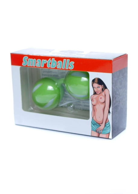 Вагинальные шарики Boss Series Smartballs, 19 см (зеленый)