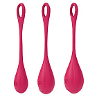 Набір вагінальних кульок Satisfyer Yoni Power 1, 3 шт (червоний)