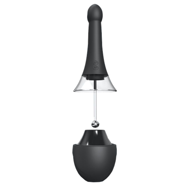 Автоматичний анальний душ з вібрацією Dorcel Douche Mate Pro, 200 мл (чорний)