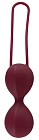 Kulki dopochwowe Magic Shiver, 15,5 cm (bordowe)