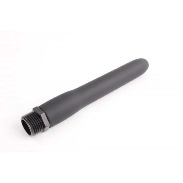 Силіконовий наконечник для анального душу Black Mont 5.9 Bum Douche Buddy, 15 см (чорний)